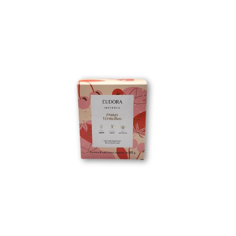 KIT EUDORA INSTANCE SABONETE FRUTAS VERMELHAS 3X85G