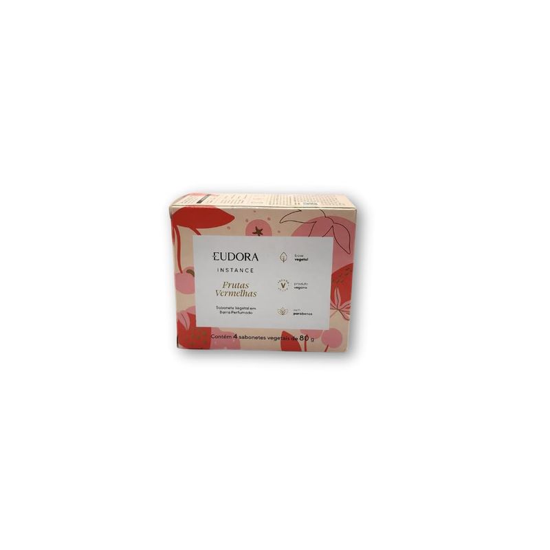 KIT EUDORA INSTANCE SABONETE FRUTAS VERMELHAS 3X85G