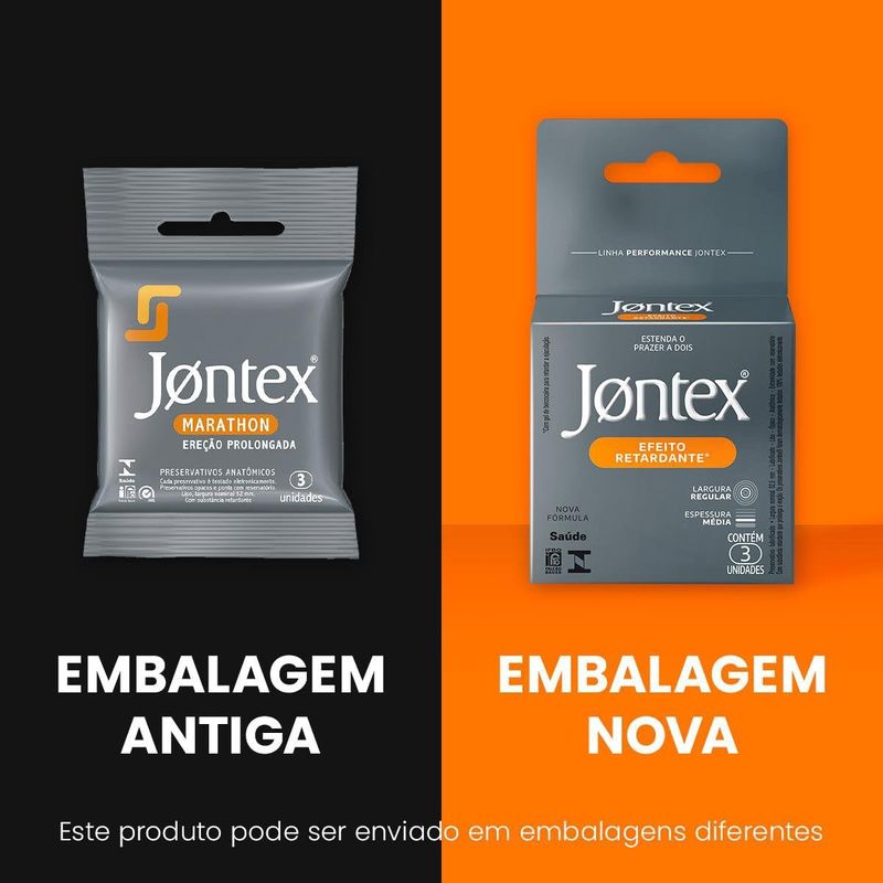 PRESERVATIVO JONTEX EFEITO RETARDANTE 3UN