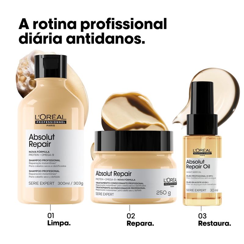 LOREAL PROFESSIONNEL OLEO 10X1 ABSOLUT REPAIR GOLD 30ML
