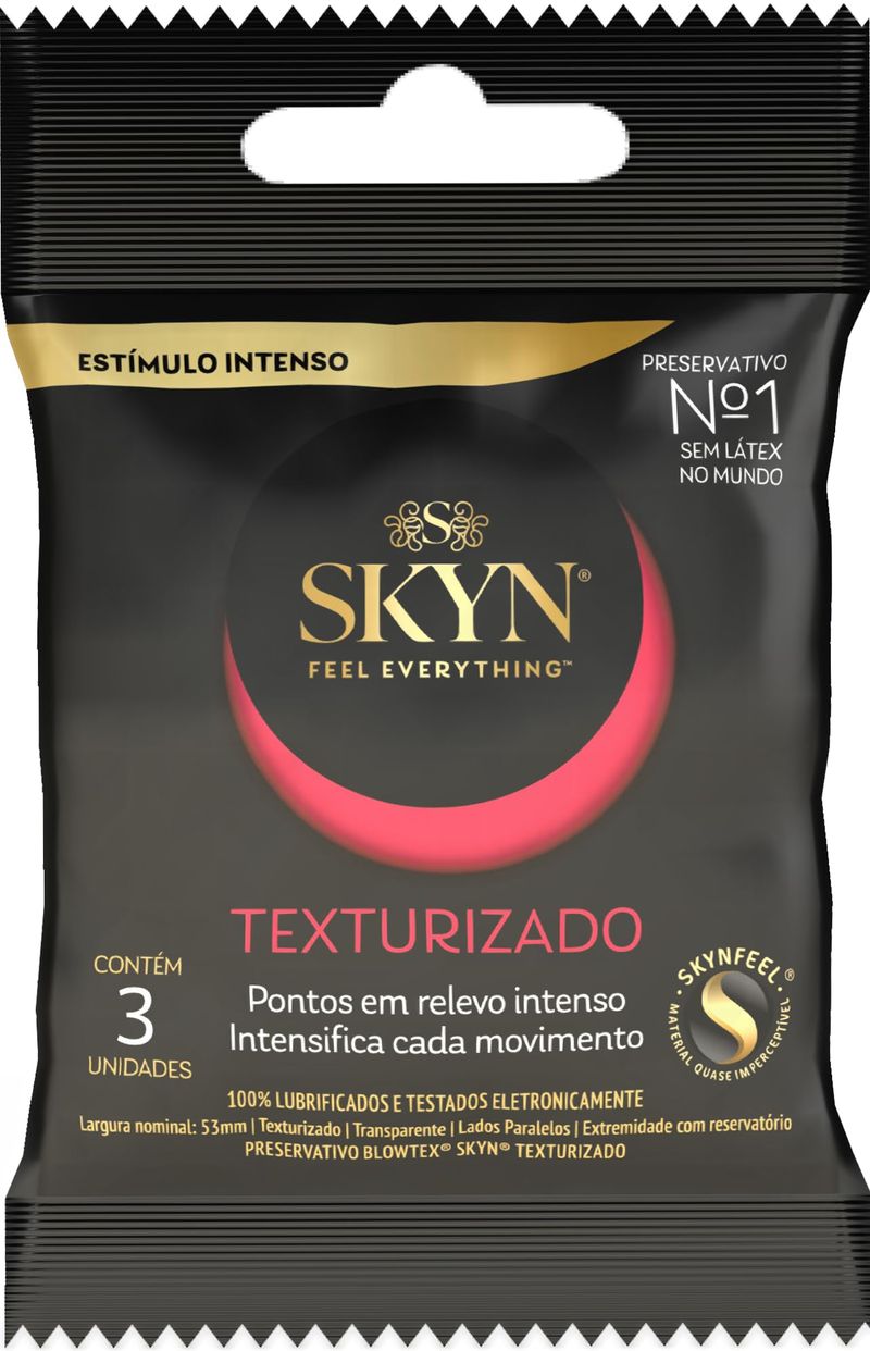PRESERVATIVO BLOWTEX SKYN TEXTURIZADO 3UN