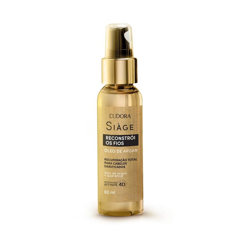 EUDORA SIAGE RECONSTROI OS FIOS OLEO DE ARGAN 60ML