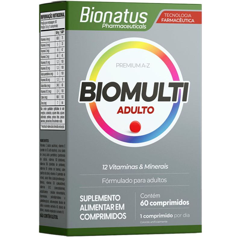 BIOMULTI ADULTO BIONATUS 60CPR