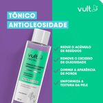 VULT TONICO FACIAL ANTIOLEOSIDADE 200ML