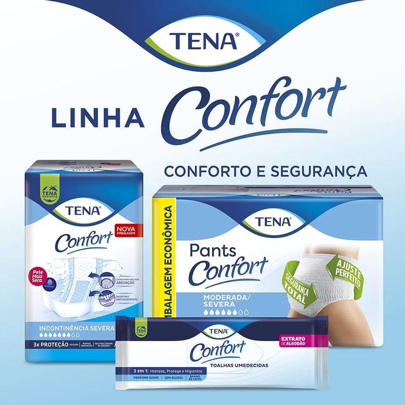 ROUPA INTIMA DESCARTAVEL TENA PANTS CONFORT UNISSEX G/EG 8UN