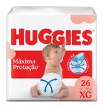 FRALDA HUGGIES SUPREME CARE TURMA DA MONICA XG 26UN