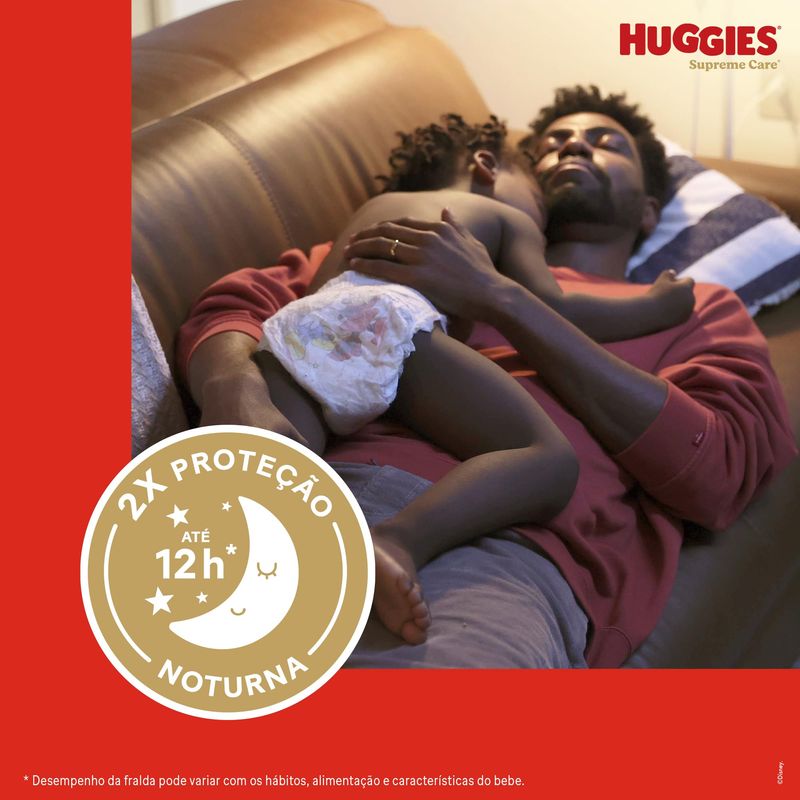 FRALDA HUGGIES SUPREME CARE TURMA DA MONICA XG 26UN