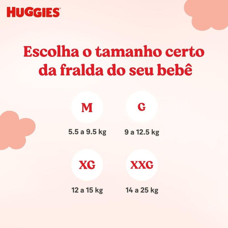 FRALDA HUGGIES MAXIMA PROTEÇAO ROUPINHA XG 24UN
