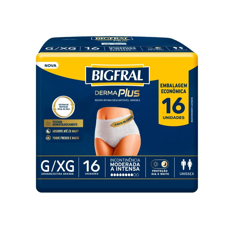 ROUPA INTIMA DESCARTAVEL BIGFRAL PANTS PREMIUM GERIATRI-148