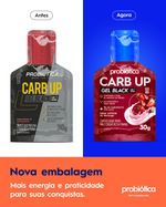 CARB-UP GEL BLACK MORANGO PROBIOTICA 1SACHE