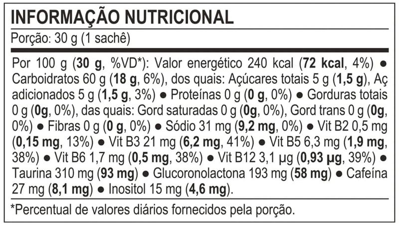 CARB-UP GEL BLACK MORANGO PROBIOTICA 1SACHE