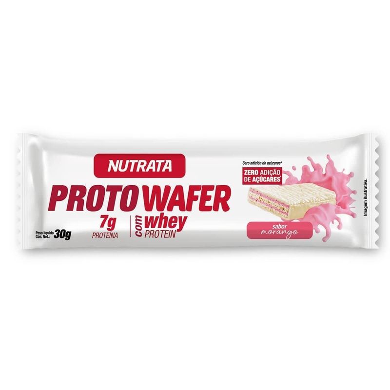 PROTO WAFER NUTRATA MORANGO 30G
