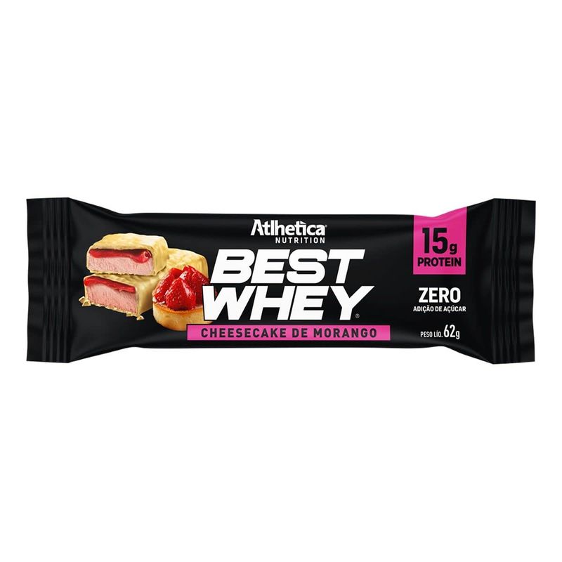 BEST WHEY BAR PROTEIN CHEESECAKE MORANGO 62G