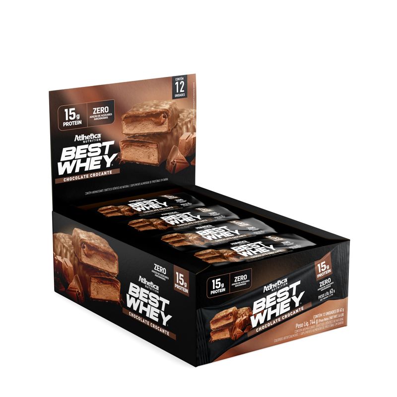BEST WHEY BAR PROTEIN CHOCOLATE CROCANTE 62G