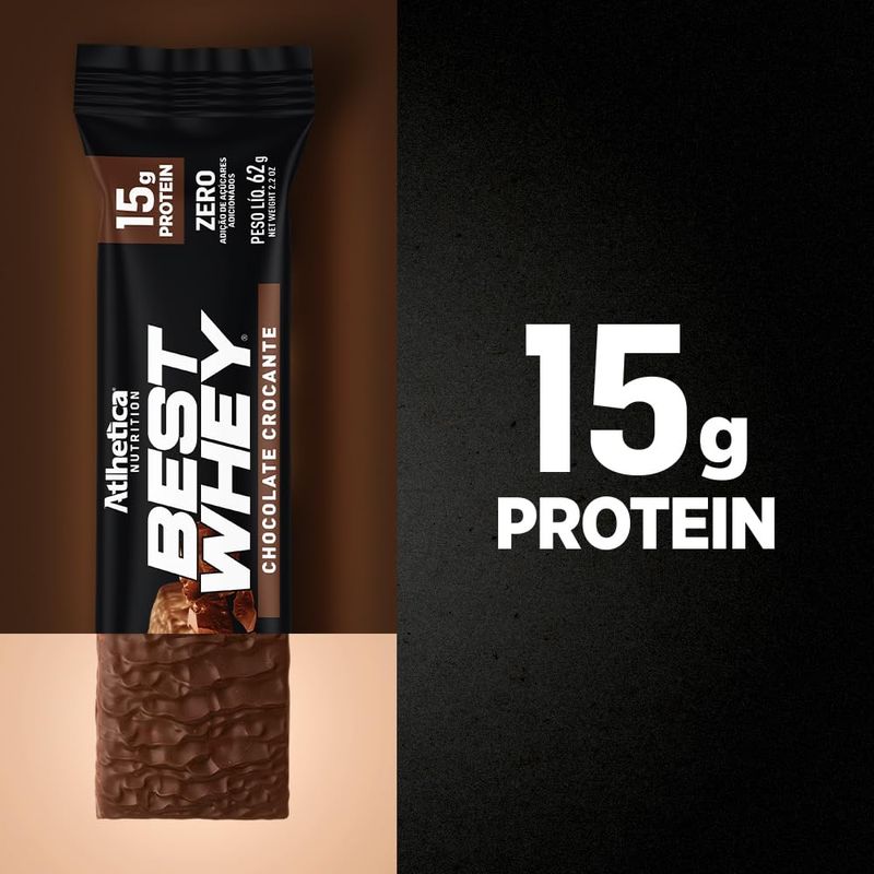 BEST WHEY BAR PROTEIN CHOCOLATE CROCANTE 62G