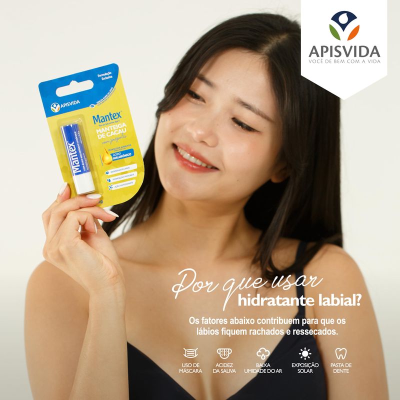 MANTEX MANTEIGA DE CACAU COM PROPOLIS 3,5G