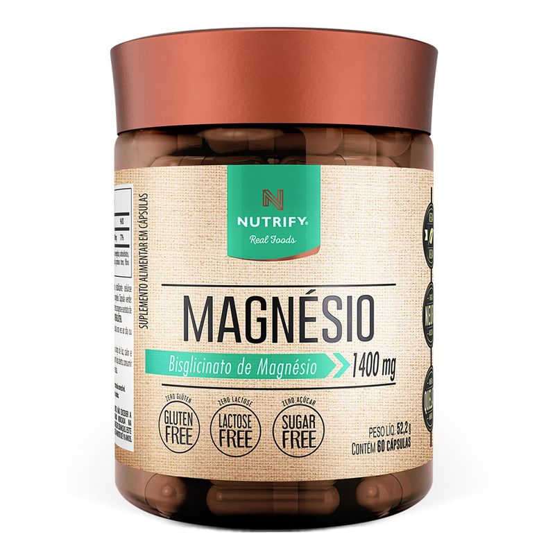 MAGNESIO BISGLICINATO 1400MG NUTRIFY 60CAP