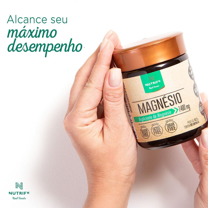 MAGNESIO BISGLICINATO 1400MG NUTRIFY 60CAP