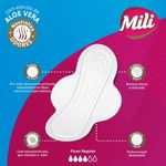ABSORVENTE MILI PROTEÇAO TOTAL SUAVE COM ABAS 8UN