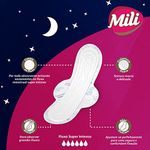 ABSORVENTE MILI NOTURNO SUAVE 16UN