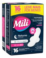 ABSORVENTE MILI NOTURNO SUAVE 16UN