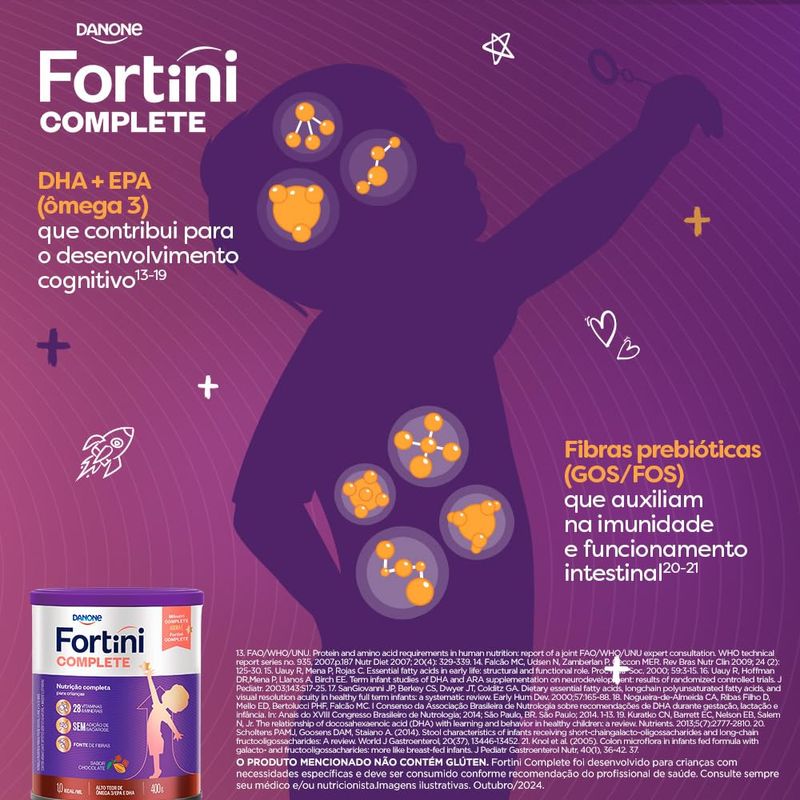 FORTINI COMPLETE CHOCOLATE 400G
