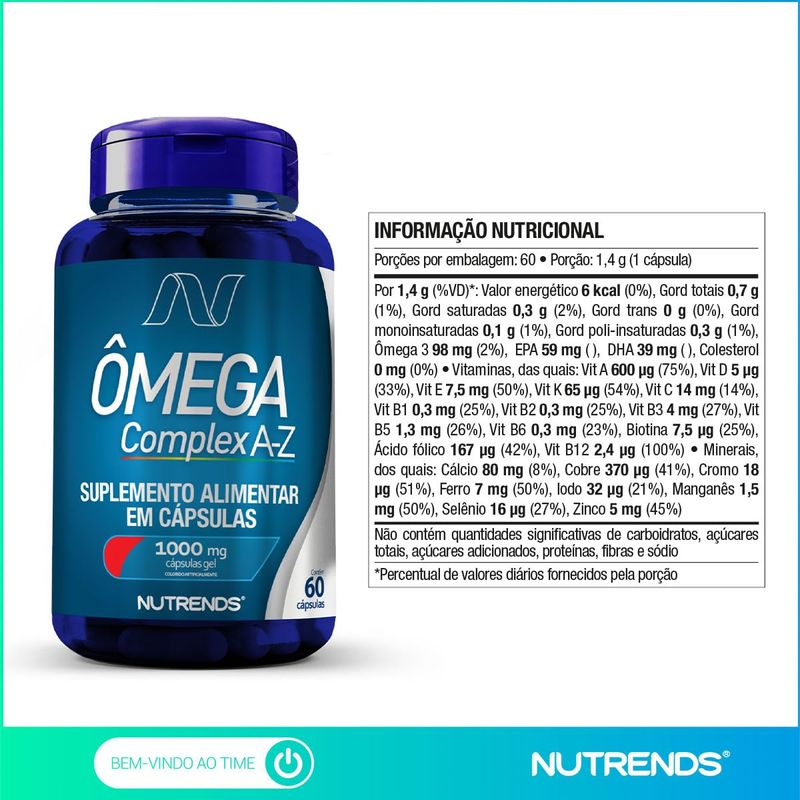 OMEGA COMPLEX A-Z NUTRENDS 60CAP
