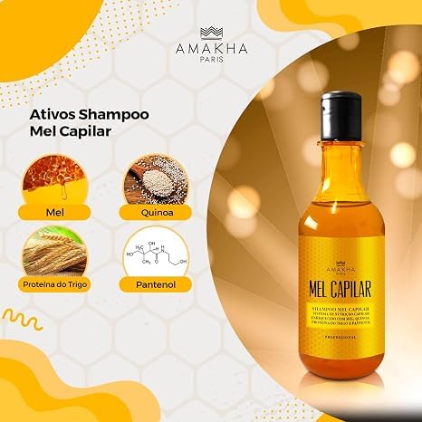 AMAKHA SHAMPOO MEL CAPILAR 300ML