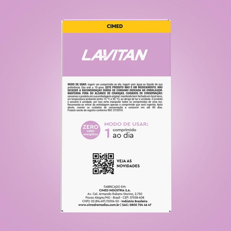 LAVITAN 50+ MULHER 60CPR