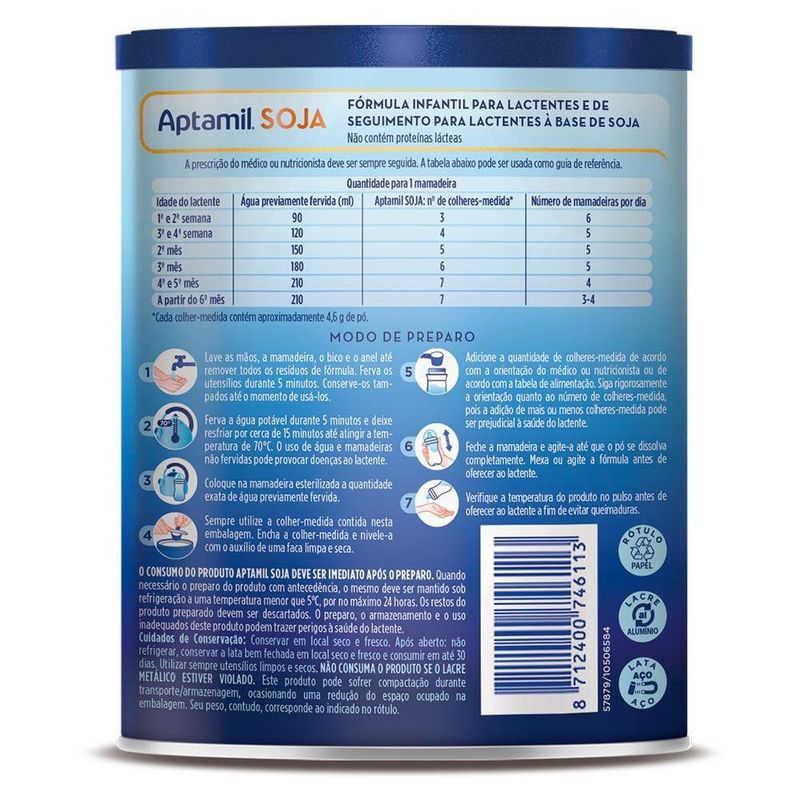 LEITE APTAMIL PRO EXPERT SOJA 2 400G