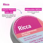 LENÇO REMOVEDOR DE ESMALTE RICCA 32UN
