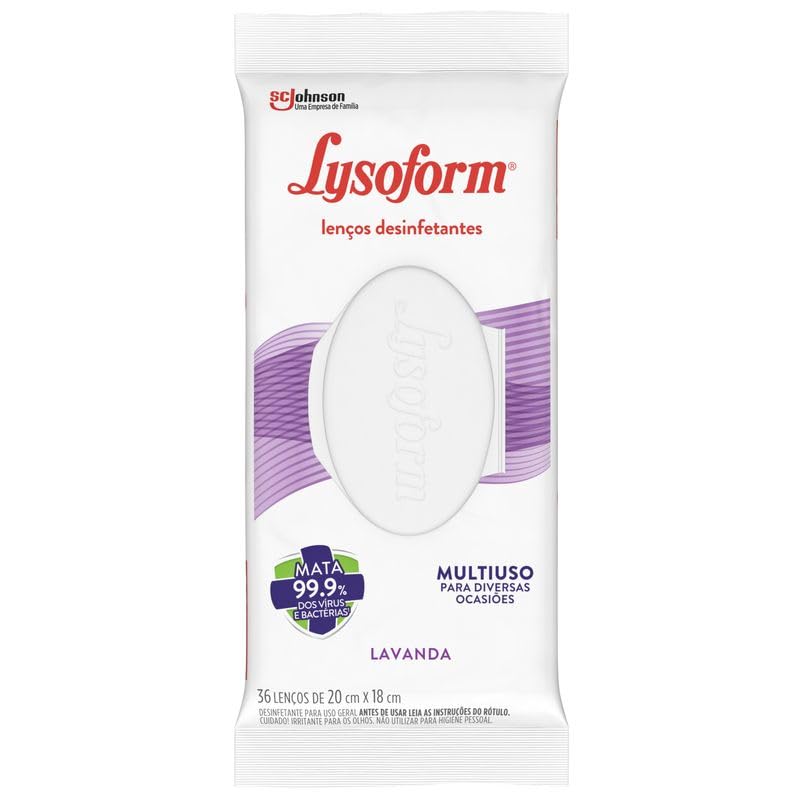 LENÇO UMEDECIDO LYSOFORM LAVANDA 36UN