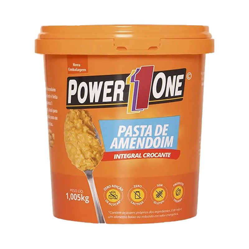 PASTA DE AMENDOIN POWER ONE CROCANTE 1,005KG
