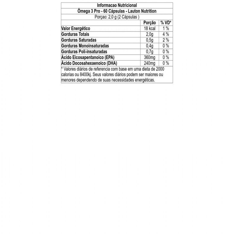 OMEGA 3 LAUTON 1000MG 60CAP