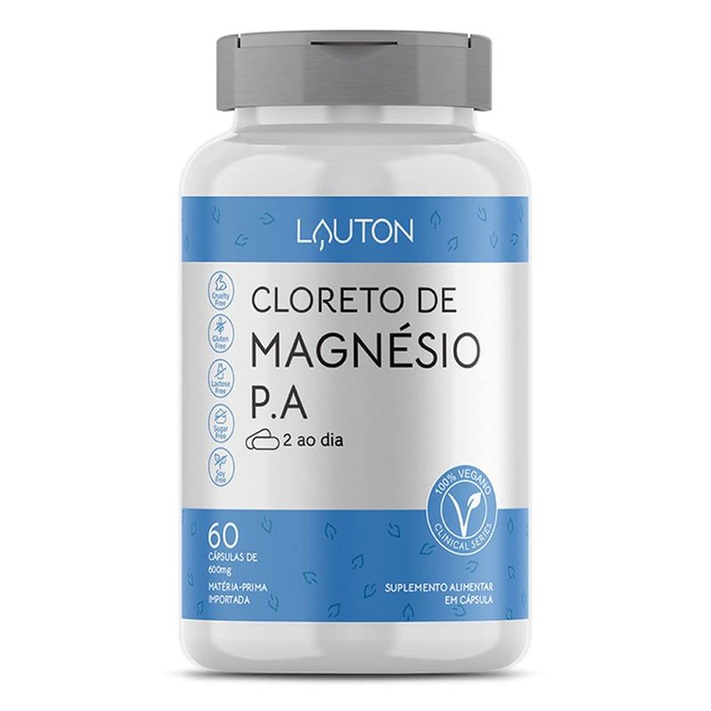 CLORETO DE MAGNESIO LAUTON 500MG 60CAP
