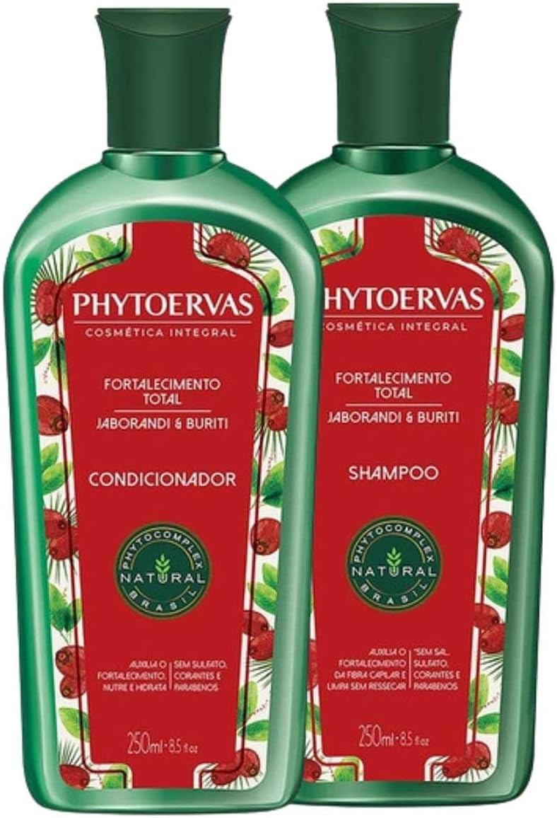 KIT SHAMPOO+CONDICIONADOR PHYTOERVAS FORTALECIMENTO TOTAL 25