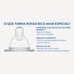 BICO PARA MAMADEIRA MAM FLUXO MEDIO 2M+ 1UN