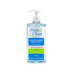 ALCOOL GEL ANTISSEPTICO PROTE E CLEAN LIMA LIMAO 440G PUMP