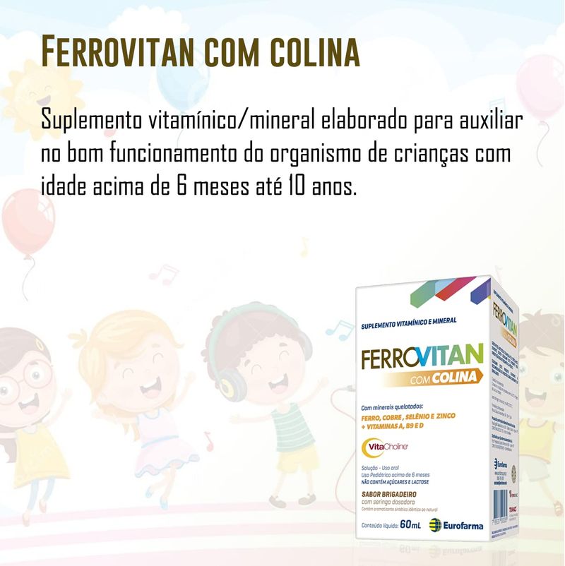 FERROVITAN SOLUÇAO ORAL 60ML
