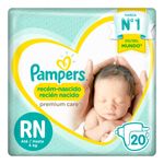 FRALDA PAMPERS PREMIUM CARE RECEM NASCIDO RN ATE 4KG 20UN