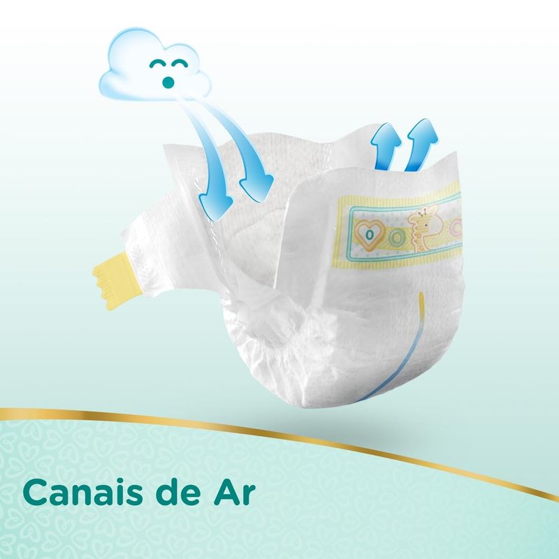 FRALDA PAMPERS PREMIUM CARE RECEM NASCIDO RN ATE 4KG 20UN