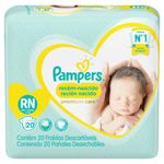 FRALDA PAMPERS PREMIUM CARE RECEM NASCIDO RN ATE 4KG 20UN