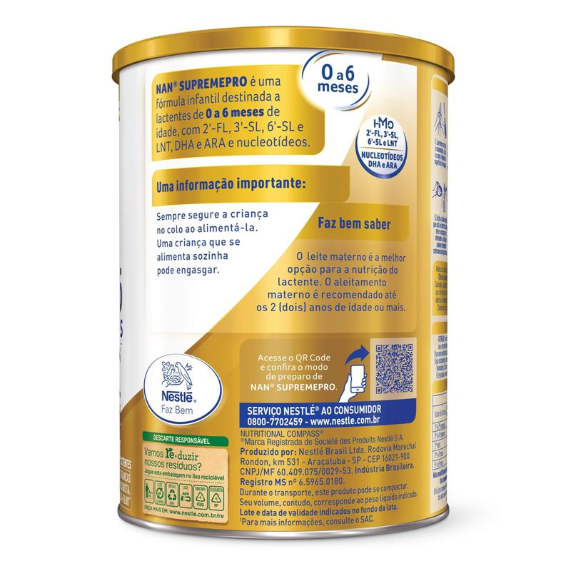 LEITE NAN 1 SUPREME 400G